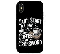 Peux Pas Commencer Ma Journée sans Mon Café Et Mes Coque pour iPhone X/XS