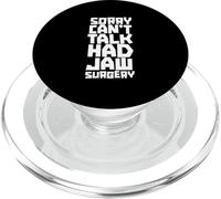 Peux Pas Parler J'Ai Été Opéré De La Mâchoire Chirurgies PopSockets PopGrip pour MagSafe