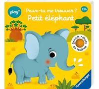 Peux-tu me trouver ? Petit éléphant - Klara Tünner - Ravensburger - cartonné - Album éveil dès la naissance