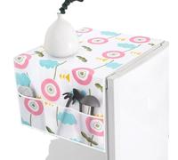 Peva Lot de 2 housses de réfrigérateur avec poches latérales 130 x 54 cm Sac de rangement à suspendre pour réfrigérateur, micro-ondes, four à laver - 130 x 54 cm (A)