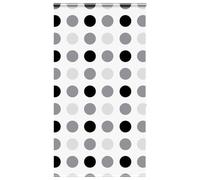 PEVA Store de douche avec cassette pour salle de bain, imperméable, avec connecteur de chaîne et clip de câble pour une intimité optimale et la sécurité des enfants, peu encombrant