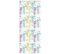 PEVA Store de douche avec cassette pour salle de bain, imperméable, avec connecteur de chaîne et clip de câble pour une intimité optimale et la sécurité des enfants, peu encombrant