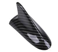 PEVAVFZMMY Antenne autoradio universelle étanche, décorative, aileron de requin, for base adhésive et fonction radio FM/AM Antenne de voiture(Black3)