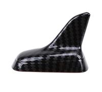 PEVAVFZMMY Antenne autoradio universelle étanche, décorative, aileron de requin, for base adhésive et fonction radio FM/AM Antenne de voiture(Black4)