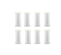 PEVAVFZMMY Pommeau de douche pressurisé puissant for 4 modes, bouton-poussoir, for brosse de massage, filtre, buse de douche, ensemble de pommeau de douche for bain et spa pommeau de douche(8Pcs Filte
