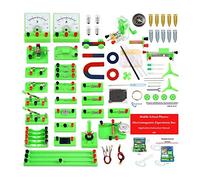 Pevfeciy Circuit Électrique Kit de Physique Expériences scientifiques pour Enfants, équipement de Laboratoire de Physique Circuit et Kit Magnétique éducation électrique STEM pour étudiants