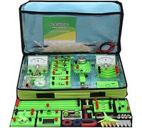 Pevfeciy Circuit électrique Kits éducatifs De Sciences STEM,Experiences Scientifiques Enfants -Electricité Magnétisme,pour Exploration De L'électromagnétisme,Manuel en Français