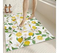 Pevfeciy Tapis Douche antidérapant 100x150 cm Motifs Magnifiques Tapis antidérapant Douche PVC Doux et Confortable Haute perméabilité à l'eau