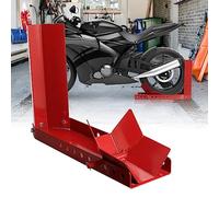 Peviasot bascule de moto 1 pièce, support de moto remorque pince de roue avant, pince de moto support de roue bascule, pour 8-24 pouces pneus aide au chargement support de transport bascule de roue