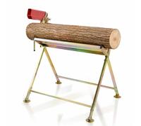 Peviasot Chevalet de scie à bois pour tronçonneuse - Cadre de scie pliable en acier robuste - Charge maximale : 150 kg - Convient pour tronçonneuses de 18 à 20" - Longueur réglable jusqu'à 102 cm