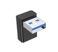 PEVive Adaptateur USB mâle vers femelle à angle droit 90 degrés USB 3.0 mâle vers femelle