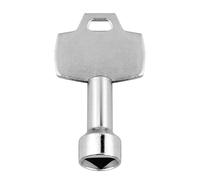 PEVive Clé triangulaire universelle pour porte d'ascenseur, triangulaire, serrure de panneau