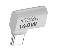 PEVive Connecteur USB C mâle vers femelle USB C Type-C 140 W 40 Gbps transfert de données