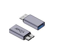 PEVive Convertisseur USB 3.0 type C femelle vers microB mâle convertisseur USB C vers micro B adaptateur de synchronisation de données USB C vers microB