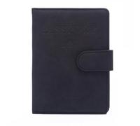 PEVive Étui portefeuille de voyage en polyuréthane pour tickets et cartes, noir, As detailed discription