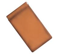 PEVive Porte-monnaie compact en polyuréthane pour un usage quotidien, porte-monnaie pratique pour diverses occasions, Spray de couleur marron