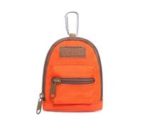 PEVive Sac à langer polyvalent pour homme, porte-monnaie portable et porte-clés pour activités sportives, Couleur orange
