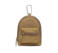 PEVive Sac à langer polyvalent pour homme, porte-monnaie portable et porte-clés pour activités sportives, kaki