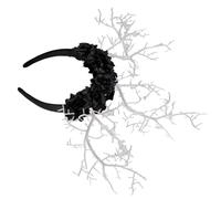 PEVive Serre-tête de fête Witch Rose Branch C0sp1ay Ha110ween Accessoires Live C0sp1ay