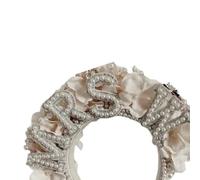 PEVive Serre-tête élégant avec perles artificielles pour enterrement de vie de jeune fille, mariage, cérémonie