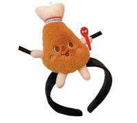 PEVive Serre-tête en peluche pour filles et femmes - Joli bandeau hamburger