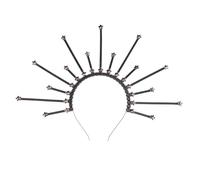 PEVive Serre-tête pour femme - Diadème élégant - Style baroque - Accessoire de mariage