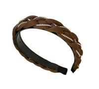 PEVive Serre-tête tressé accrocheur pour femme et fille