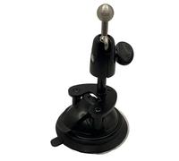 PEVive Support de téléphone avec tête sphérique de 17 mm - Base d'aspiration non secouée - Rotation à 360° - Support de tableau de bord pour camions lourds - Support de voiture en aluminium