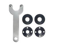 Pevlkawr Clé meuleuse universelle 125 mm 5 pièces Kit bride extérieure et intérieure de meuleuse angulaire clé à bride écrou de serrage de meuleuses d'angle compatible avec meulage