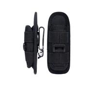 Pevlkawr Poche De Lampe De Poche Rotative À 360 Degrés Support pour Lampe Torche Pochette Molle pour Torche LED Nylon Cover Pouch Case Bag for Tactical Torch pour Randonnée, Camping