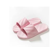 PEVSCO Claquettes Femme Pantoufles Maison Bain Pantoufles été épais Fond Sandales Hommes Mode personnalité extérieur Pantoufles Chaussons de Douche (Color : Roze, Size : 36-37)