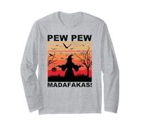 Pew Pew Madafakas Halloween I Witch Trick Or Treat Horror Manche Longue