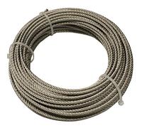 Industrial Quality Supplies Câble en acier D. 2,0 mm L. 30 m 7 x 7 charge de rupture min 2,25 kN acier inoxy Quantité:1