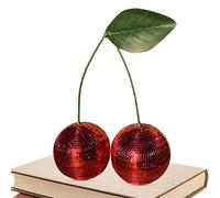 Pewell Décor de Boule Disco Cerise - Décor de Salle Mirroir Boule d’Étape de Club de Danse DJ