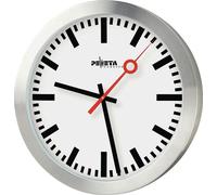 PEWETA 44.150.325 PEWETA Horloge murale Gare argentée 30,0 cm Aluminium