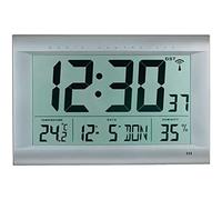 Horloge radio numérique ( 9106486705 ) Horloge radio en plastique argenté mat Chiffres