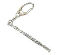 Pewter Keychains Porte-clés flûte en étain Massif avec Pochette Cadeau