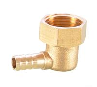 PEX Fittings, 20 Stück 1/2 NPT x4 mm Messing Winkel Innengewinde, geeignet für widerstandsfähige Warm und Kaltwasserleitungen(12-inch ×10mm)