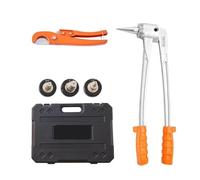 Pex Tube Expander 1/2 3/4 1 Inch OD Manual Lever Tool With 3 Expansion Heads Pipe Cutter,Rapide et Précis