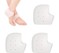 PEXIVOZ 3 Paires Protection Cheville Talon en Gel，Talonnette Calcaneenne ，Protege Talon，Protège talons en gel de silicone，soulage la douleur au talon, les ampoules et les cors causés inconfortables