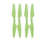 Pexorin 1/2/4 paires de clés à vis base d'hélice dégagement rapide, accessoires lames d'hélices pliables, for drone RC HUBSAN, Zino H117S Remplacement de l'hélice du drone(Green 2pairs)
