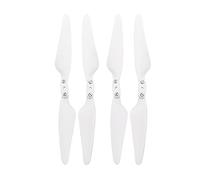 Pexorin 1/2/4 paires de clés à vis base d'hélice dégagement rapide, accessoires lames d'hélices pliables, for drone RC HUBSAN, Zino H117S Remplacement de l'hélice du drone(White 2 pairs)