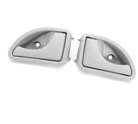 Pexorin 1 paire de poignée de porte intérieure de voiture bouton avant gauche droit 8200247802 82002478, for Renault, for Kangoo 1997-2007 for Twingo 1997-2003 Poignée de porte intérieure(Gray)
