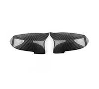 Pexorin 2 pièces couvercle de rétroviseur gauche droit voiture, for, série 5 F10 F11 F18 LCI berline EstateTouring Facelift 2014 2015 2016 2017 Coque de rétroviseur latéral(Carbon fiber)