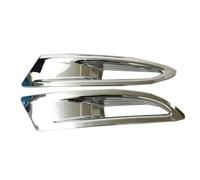 Pexorin 2 pièces, for Mazda, for 3 Axela 2017 2018 accessoires extérieurs de voiture, garniture de cadre de feu antibrouillard arrière en ABS chromé Cache-phares antibrouillard
