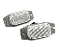 Pexorin 2x LED Éclairage de plaque d'immatriculation Blanc Canbus, for 1990-2002, for Land Cruiser, Série 80 90 Prado J90 LX450 Éclairage de plaque d'immatriculation de voiture