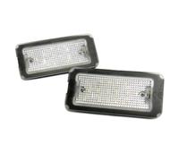 Pexorin 2x LED Éclairage de plaque d'immatriculation Blanc Canbus, for 2007+ 500 500C 595 type 312 Éclairage de plaque d'immatriculation de voiture