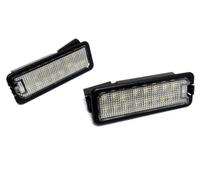 Pexorin 2x LED Feu de plaque d'immatriculation arrière Blanc, for Altea XL Exeo Ibiza IV V Leon II III Toledo IV, for Superb II Éclairage de plaque d'immatriculation de voiture