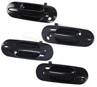 Pexorin 4 pièces for CR-V CRV 1997 1998 1999 2000 2001 gauche droite noir poignée de porte extérieure avant arrière Kit extérieur extérieur Poignée de porte intérieure