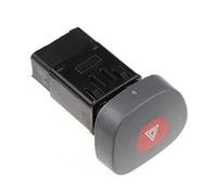 Pexorin Accessoire automobile de voiture interrupteur danger électrique bouton voyant d'avertissement d'urgence, for Renault, Megane I Classic Clio II 7700421820 Interrupteur de feux de détresse